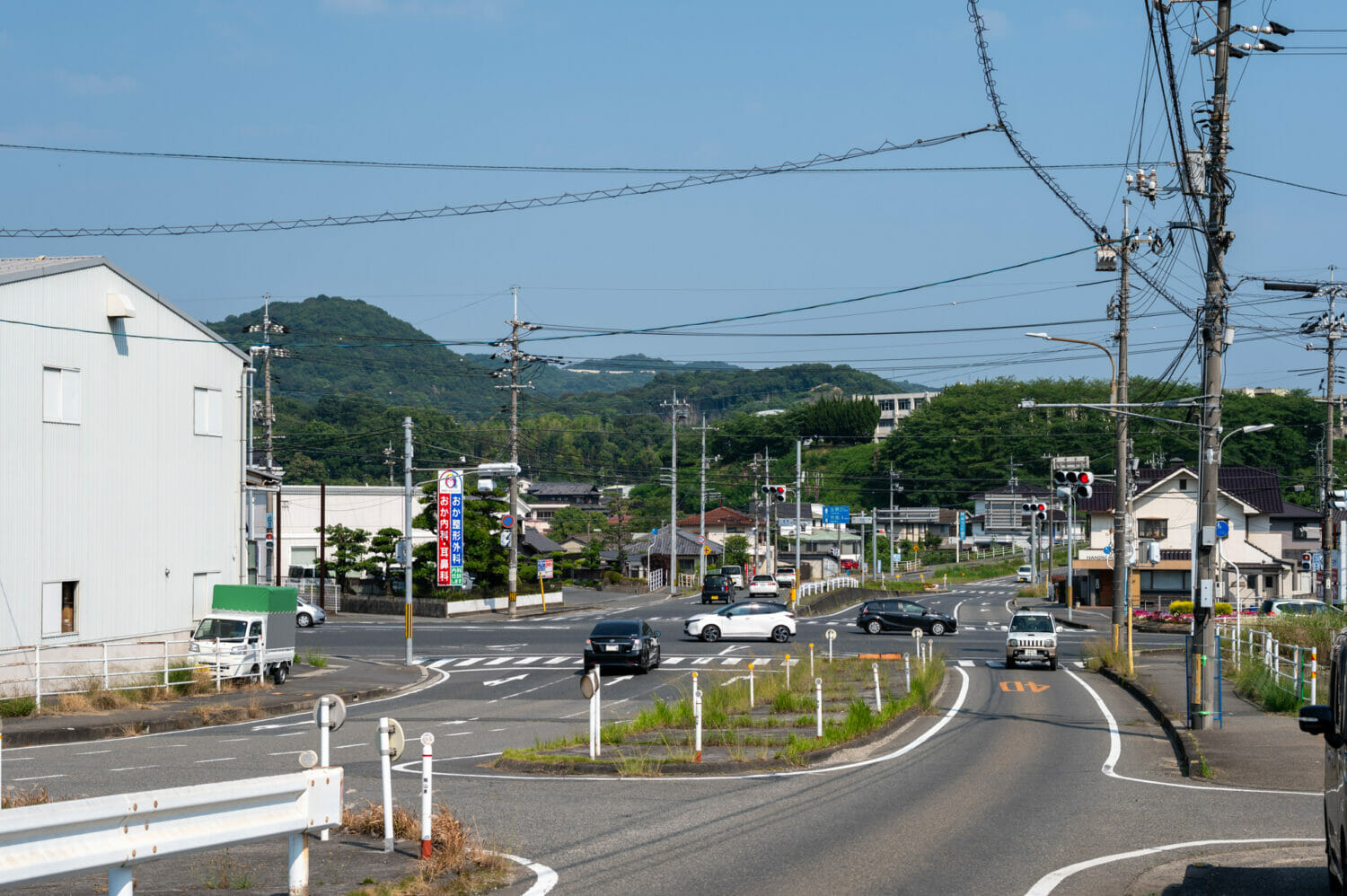 交差点の写真