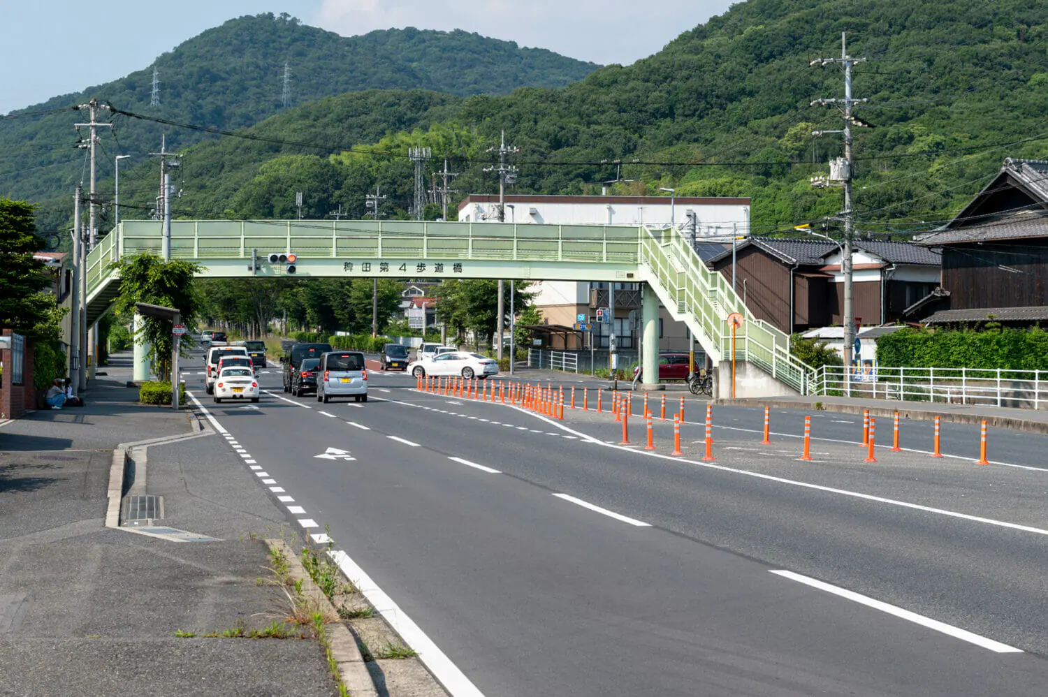 稗田第4歩道橋の写真