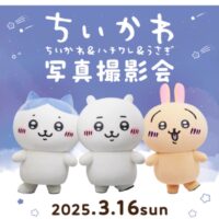 ちいかわ&ハチワレ&うさぎ 写真撮影会