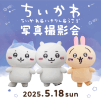 岡山のイベント情報：ちいかわ＆ハチワレ＆うさぎ 写真撮影会