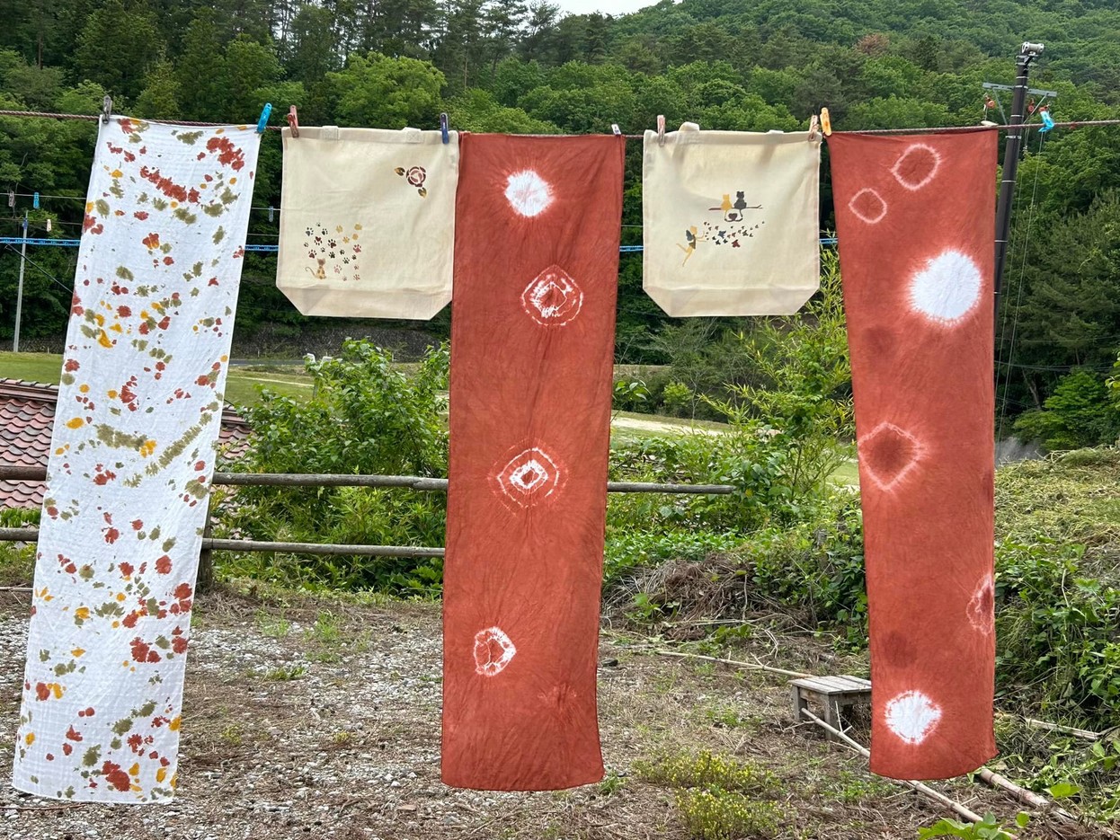 べんがら染め体験