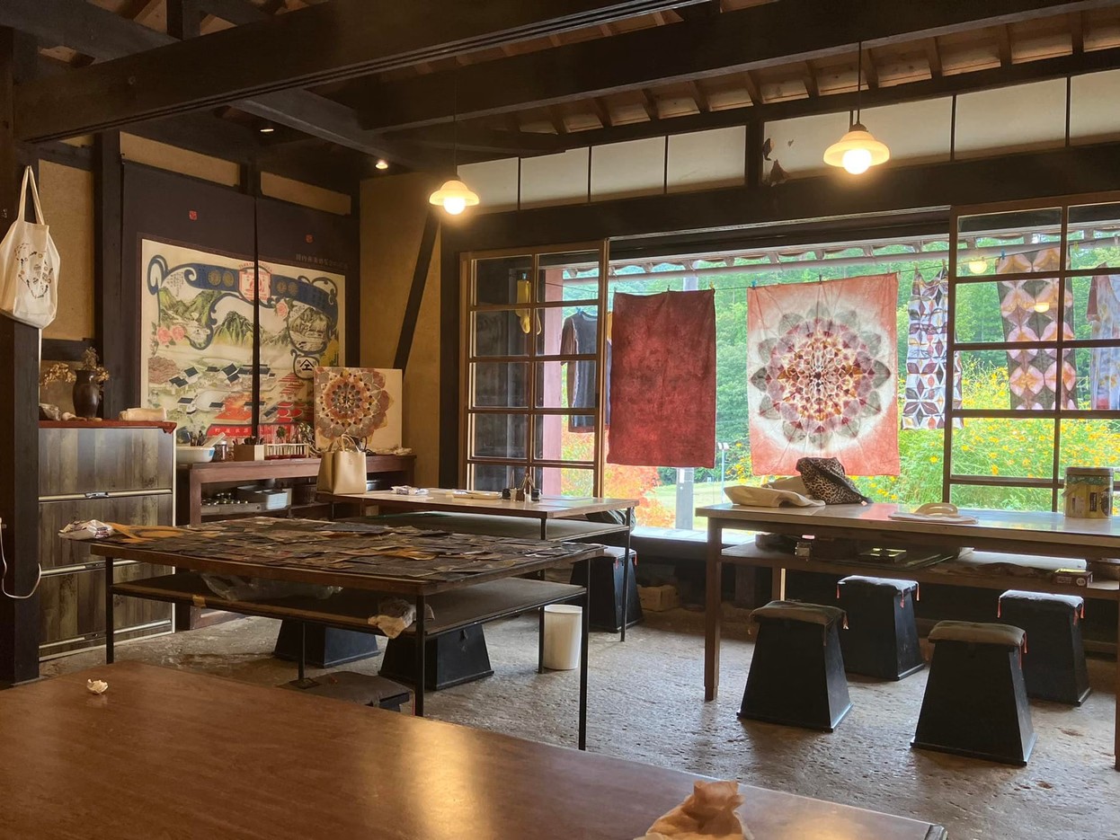 べんがら染め体験