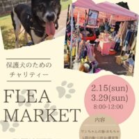 岡山のイベント情報：保護犬のためのチャリティー FLEA MARKET